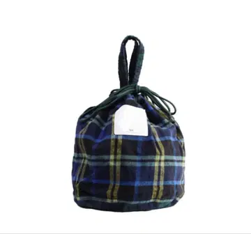 N, P, E 체크 무늬 복조리 토트백