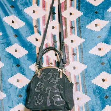 [미사용 새상품] 가마구치 비쥬 장식의 2웨이 백