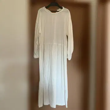 블루위로 면린넨 원피스