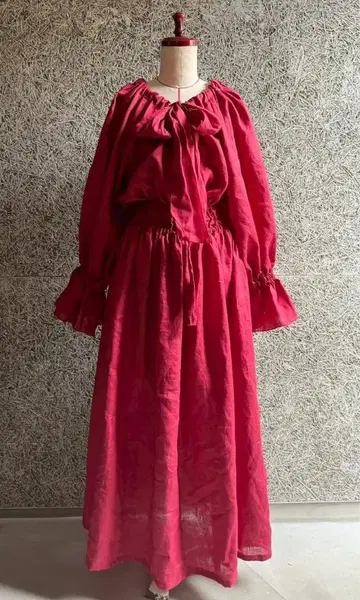 bou.design linen ribbon puff onepiece