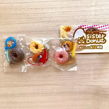 sister donut 가챠 레트로 도넛 스트랩 묶음 판매