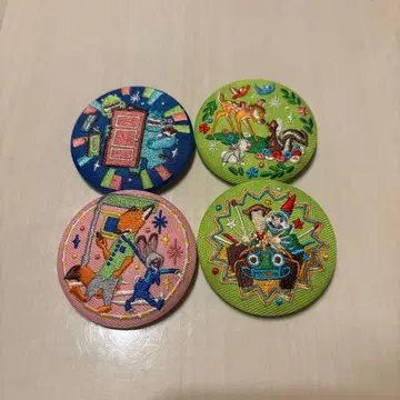 디즈니 자수 캔 배지 2