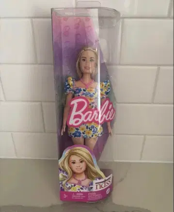 바비 패셔니스타 인형 꽃무늬 드레스 다운증 인형