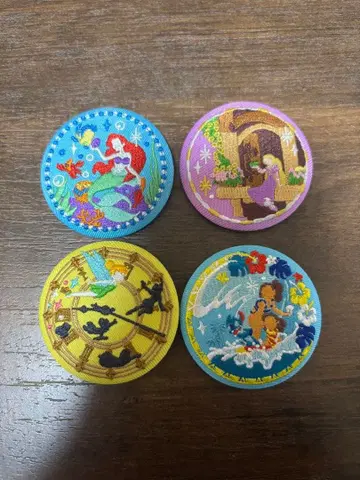 디즈니 자수 캔뱃지