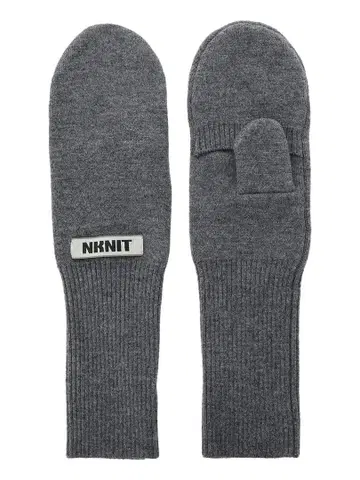 [ NKNIT ] KNIT mittens / 그레이 / 니트 미튼