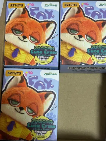 미개봉 새상품 52TOYS 주토피아 큐트 크루 주토피아2 디즈니