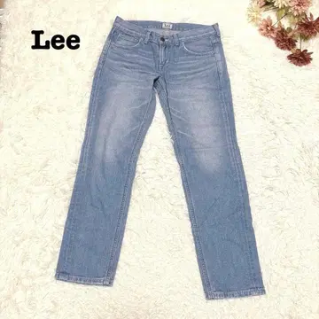 s.1227 [ Lee ] 여성용 스트레이트 데님 청바지 라이트 블루 S