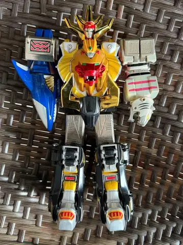 새상품급 초합금 DX 백수전대 가오레인저 가오킹 & 가오엘리펀트