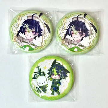 니지산지 이나미 라이 산리오 랜덤 키라키라 캔뱃지