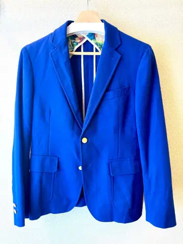 [ 선명한 블루 ] 유나이티드 애로우즈 블레이저 스트레치 보타니컬