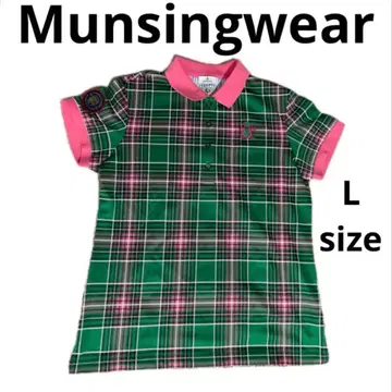 먼싱웨어 반팔 여성용 골프 셔츠 L