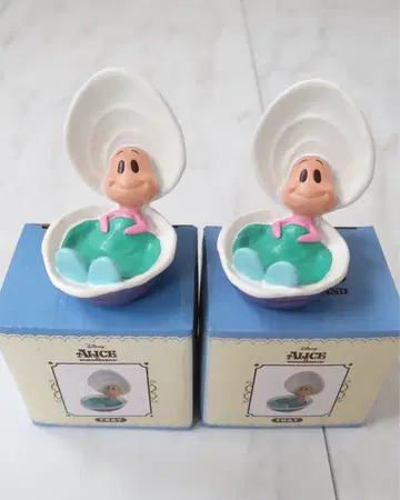 미사용 새상품 영 오이스터 액세서리 트레이 피규어 원더랜드 앨리스