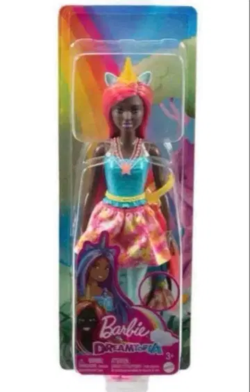 바비 드림토피아 유니콘 인형 레인보우 룩