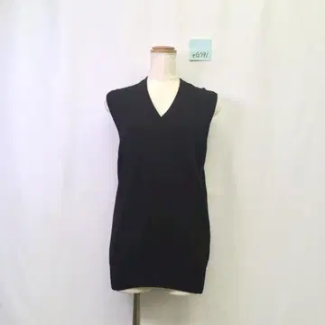 zG791 [M] SPALDING 베스트 V넥 슬리브리스 무지