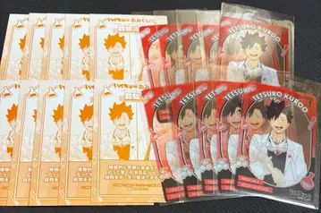 하이큐 쇼와노트 복권 클리어 카드 쿠로오 테츠로 10장 세트