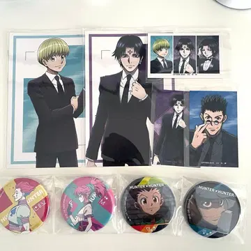 헌터헌터 캔뱃지 엽서 묶음 판매