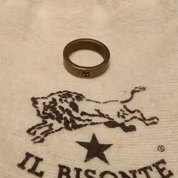 일비종떼 반지 놋쇠 골드