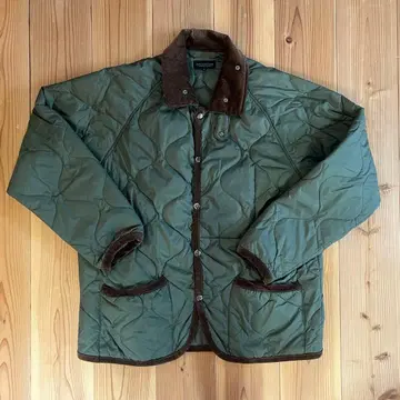 진즈팩토리 퀼팅 자켓 그린 사이즈 L
