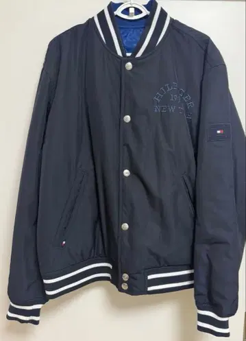 타미힐피거 리버서블 블루종 XL