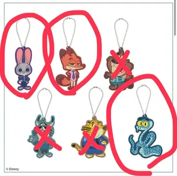 주디 홉스 닉 와일드 키링 세트