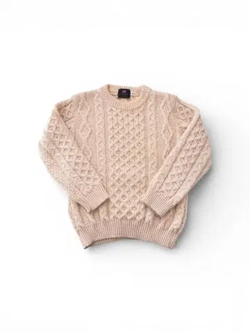 FREAK'S STORE 영국제 케이블 니트 S 표기 실측치수 L 상당