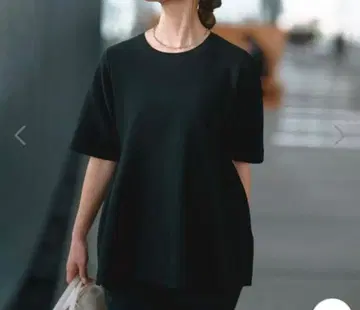 [ UNFILO ] 니트 스웨터 하프 슬리브 페플럼 니트 여성용