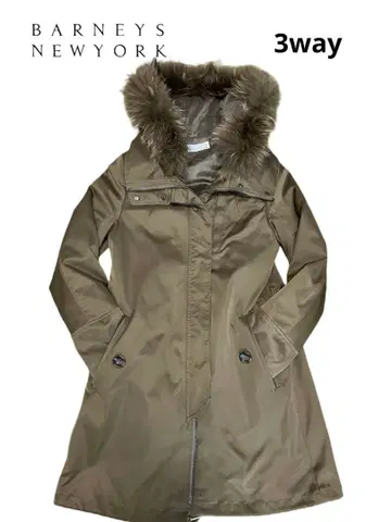 바니스뉴욕 아우터 여성용 코트 3way 브라운 계열 사이즈 38