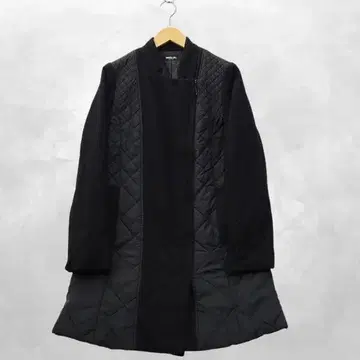 히로코비스 HIROKO BIS 울 절개 충전솜 퀼팅 코트 9