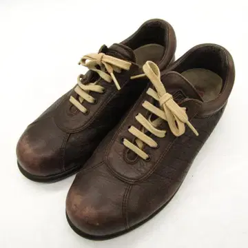 CAMPER 브라운 가죽 신발