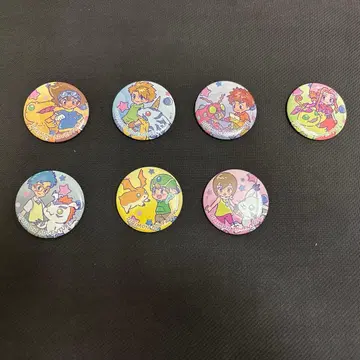 디지몬 어드벤처 캔뱃지 세트