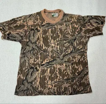 80s 90s 리얼트리 카모 mossy oak 포켓 티셔츠 usa 제작