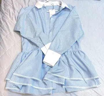 올리브 데 올리브 튜닉 셔츠 원피스