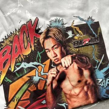 미사용 미개봉 새상품 RIZIN 아사쿠라 미쿠루 응원 시트 한정판 T셔츠