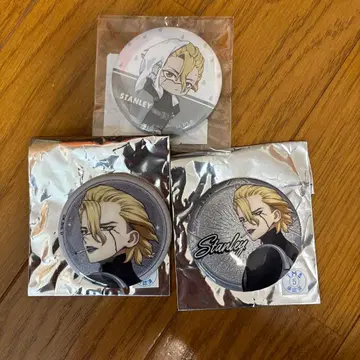 Dr.STONE THE캐릭터 글리터 캔뱃지 스탠리 스나이더