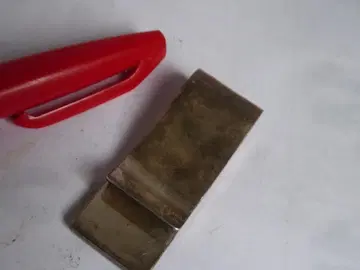 이치 당초 무늬 머니클립 실버