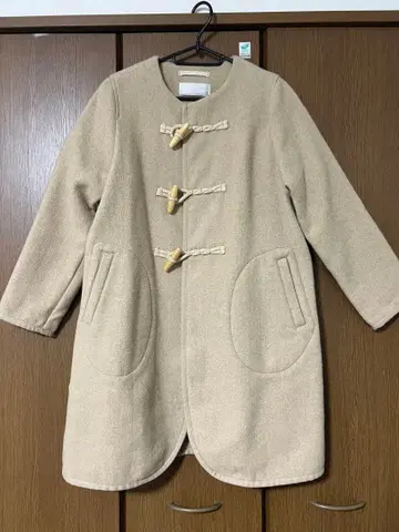 [ 새상품급 ] Cliptab 베이지 더플 코트