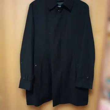 블랙 스텐카라 코트