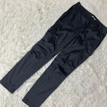 BALLSEY 나일론 카고 팬츠 네이비 그레이 34