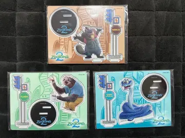 주토피아 아크릴 스탠드 3세트