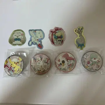 크리스마스 포켓몬 어드벤트 캘린더 씰 캔 배지