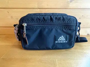 GREGORY 패디드 숄더 파우치 S 블랙
