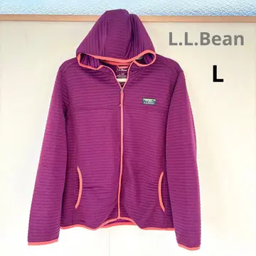 [ L ] 엘엘빈 에어라이트 니트 풀 집업 후디 퍼플