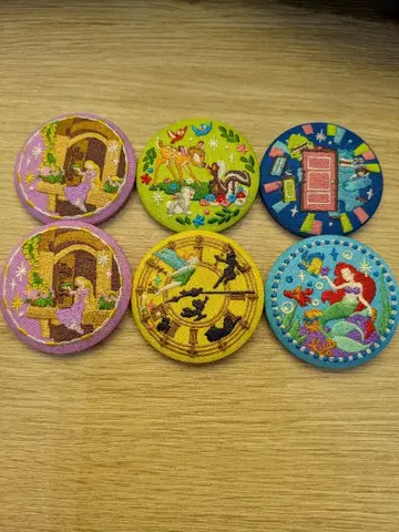 디즈니 자수 캔뱃지