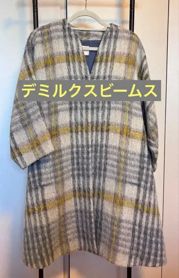 [새상품급] 데미룩스 빔즈 체크 코트