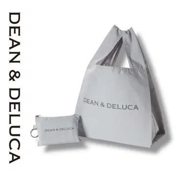 [ 완판 미사용 새상품 ] 딘앤델루카 파우치 포함 에코백 그레이