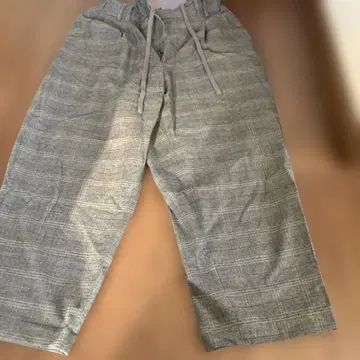 오로네 체크 팬츠