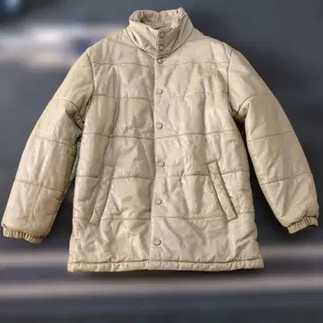 Budweiser 베이지 다운 자켓 LL 양가죽