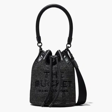 새상품 마크제이콥스 더 우븐 DTM 버킷 백 블랙