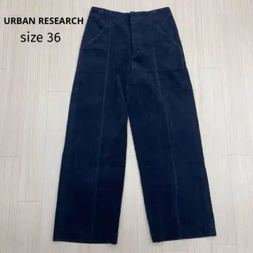 URBAN RESEARCH 코듀로이 와이드 팬츠 코튼 100%