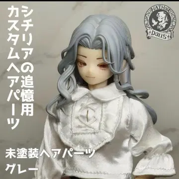 시칠리아의 추억 커스텀 헤어 파츠 미도색 헤어 파츠 그레이